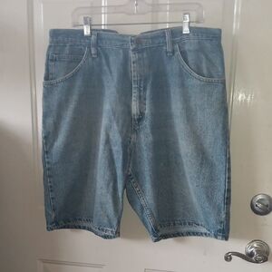 Wrangler Men's Light Blue Jean Shorts